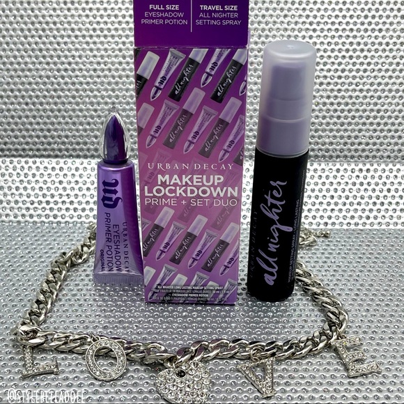 🔥On Sale🆕 UD MAKEUP LOCKDOWN Prime & Set Duo - All Nighter + Primer Potion Set - Picture 8 of 15